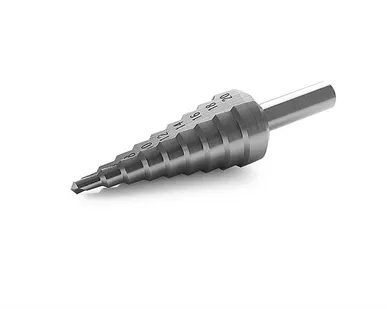 фото Ступенчатое сверло MESSER с прямой канавкой. Диаметр 4-20мм. Ступеней 9.