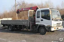 фото Аренда манипулятор кран+борт ( воровайка ). 8 тонн.