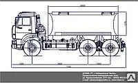 фото Автоцистерна модели 577336 на шасси КАМАЗ-6520-19
