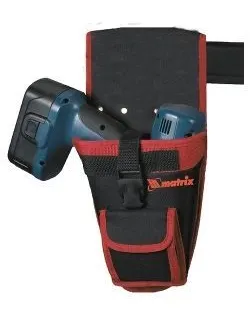 фото Кобура для шуруповерта с карманом для бит и сверл MATRIX