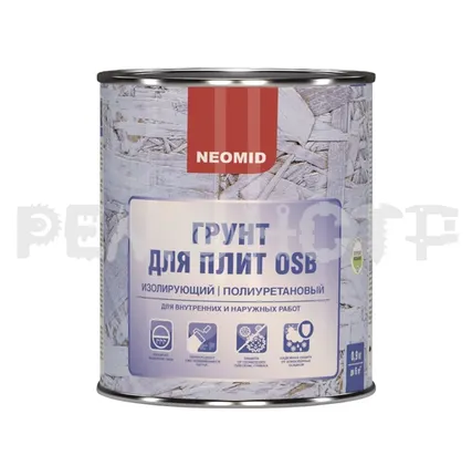 Фото №0 Грунт изолирующий для плит ОСБ Neomid