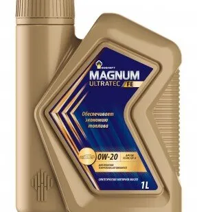 фото Масло моторное синт. Rosneft Magnum Ultratec FE 0W20 (e1L)
