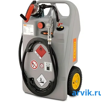 Фото №0 Мобильный резервуар для ДТ, 100 л, ручной насос, механический пистолет