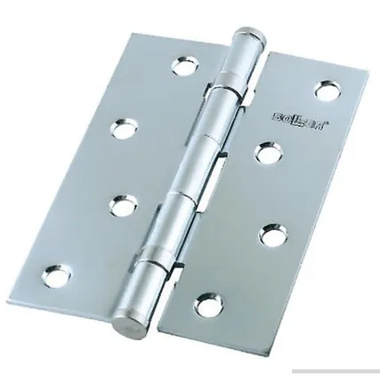 Фото №0 Петля дверная прямая 4" SOLLER хром (сталь 100*70*2)