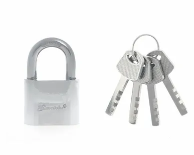 фото Замок навесной, хромированное покрытие 40 мм MATRIX 91800