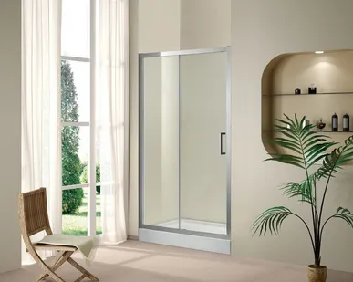 фото Душевая дверь раздвижная Cezares Porta 130 см текстурное стекло PORTA-BF-1-