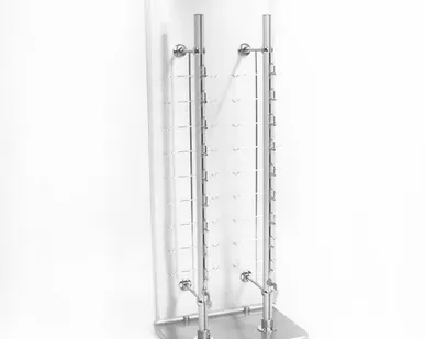 фото Стойка для очков 18шт (2 элемента), H=1050мм, W=400мм