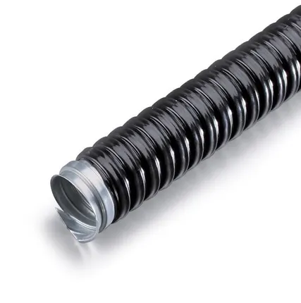 Фото №0 Металлорукав в ПВХ изоляции МРПИ НГ LS HF 38 (20 м/уп.) черный ЗЭТА