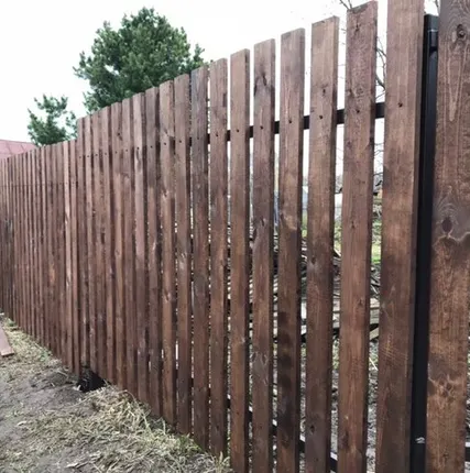 Фото №0 Забор деревянный высота 1,5 метра
