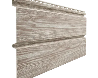 фото Сайдинг Docke Брус D6S Орех Деке LUX под дерево