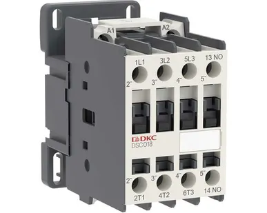 фото Магнитный контактор YON DSC018 18A 7,5кВт AC3 3P кат....