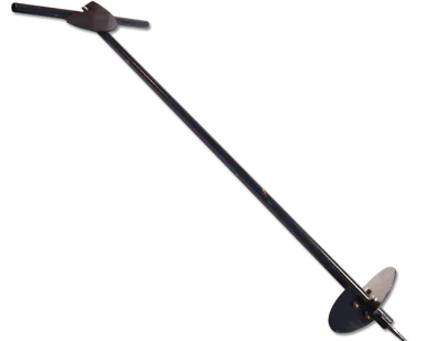 фото Бур садовый с двумя насадками 150мм, и 200мм, 2м