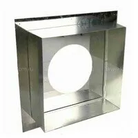 фото Потолочно-проходной узел 600х600х200 (с гильзой h=200 мм. диаметр 230 мм.) нерж/цинк 0,5 мм.