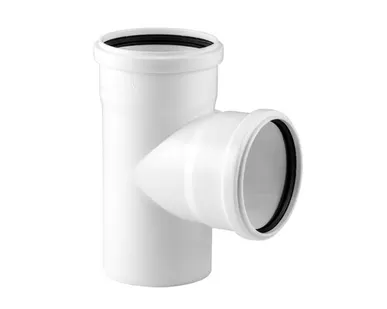 фото Тройник ELITE МК МПП 75/75х87, белый, РТП