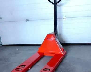 фото Тележка складская, узкопроходная, с короткими вилами, г/п 2500кг.