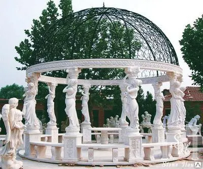 Фото №0 Беседка из мрамора
