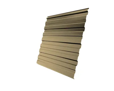 фото Профнастил С10R 0,45 PE RAL 1014 слоновая кость