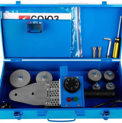 Фото №0 Паяльник ПВХ 20-63 TAIMU 1200Вт аппарат для сварки труб