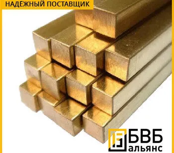 фото Квадрат латунный ЛС59-1