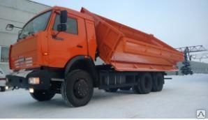 фото Самосвал на шасси КамАЗ-65115 с боковой разгрузкой (борт 850 мм)