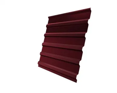 фото Профнастил С20В Дачный PE RAL 3005 красное вино