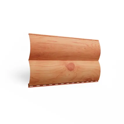 Фото №1 Сайдинг металлический под бревно