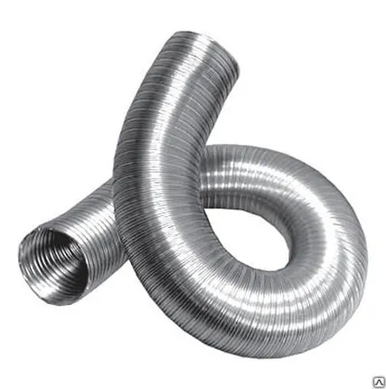 Фото №0 Воздуховод стальной гофрированный D 135 мм 1,5м