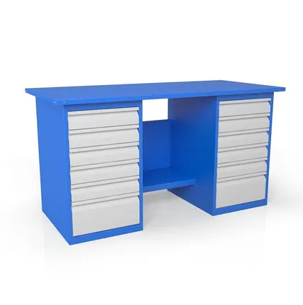 Фото №0 Верстак усиленный двухтумбовый ВСТ-Н 15/606-ПС500