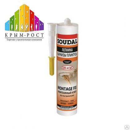 Фото №0 Жидкие гвозди MONTAGE FIX 300мл SOUDAL