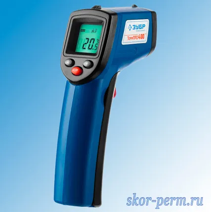 Фото №0 Пирометр инфракрасный ЗУБР ТермПро-400, -50°С +380°С