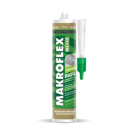 Фото №0 Жидкие гвозди Макрофлекс Bio Line MF170 клей турбобыстрый 400гр