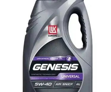 фото Моторное масло LUKOIL 3148631 5W-40 полусинтетическое 4 л