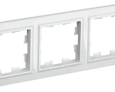 фото Рамка 3-м BRITE РУ-3-БрБ бел. IEK BR-M32-K01