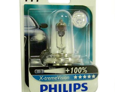 фото Лампы для фар Philips H4 x-treme vision +130%