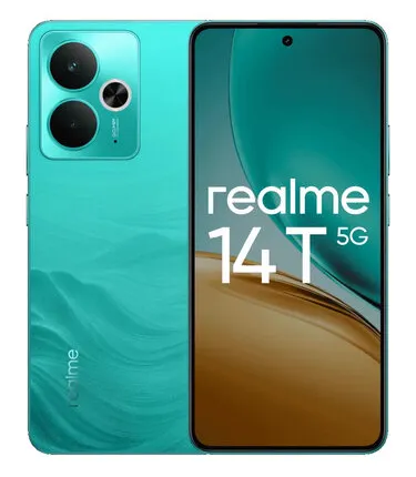 Фото №0 Смартфон realme 14T 12/256 ГБ RU, Dual nano SIM, AMOLED,120 Гц,зеленый