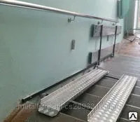 фото Монтаж пандусных ограждений