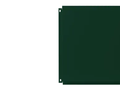 фото Фасадные кассеты Кровля Сервис Фирменная 340 Зеленый хромовый 0,7 мм