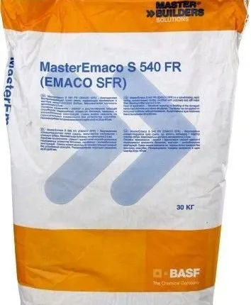 Фото №0 Смесь MasterEmaco S 540 FR (EMACO SFR) расход 2000 кг на 1 м3