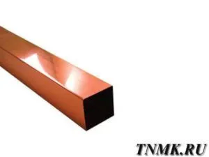 фото Труба медная профильная 18х60х6 М1 ГОСТ 16774-2015