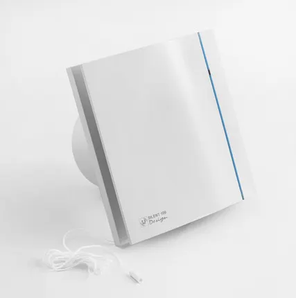 Фото №0 SILENT 100 CMZ Design белый с шнуровым выключателем вентилятор накладной Soler&Palau