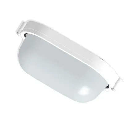 Фото №0 Светильник НПП 03-60-021 "Банник" 1401 овал малый 1х60Вт E27 IP65 корпус бел. Элетех 1005500938