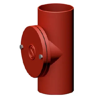 Фото №0 Ревизия чугунная SML с круглой крышкой DN100