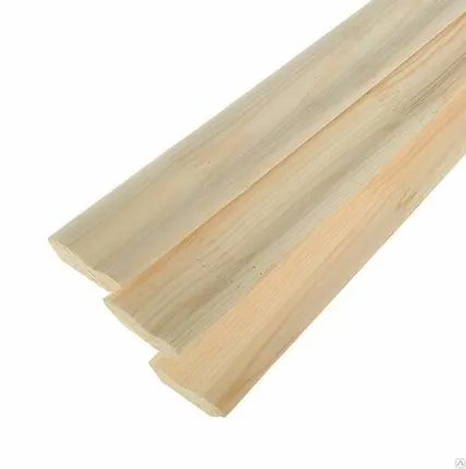 Фото №0 Плинтус (хвоя) 12х45х3000 "ВОЛНА" сращенный (сорт Экстра) //30