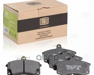 фото PFP7970 TRIALLI Колодки тормозн. передн. ВАЗ 2110 Linea Perfezione Trialli арт. PFP7970