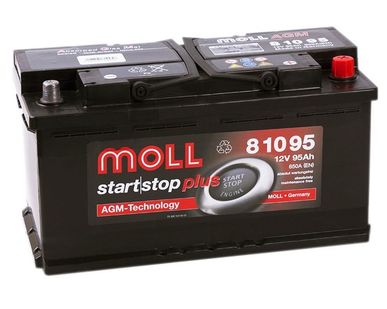 фото MOLL AGM 12v-95Ah Аккумуляторы автомобильные