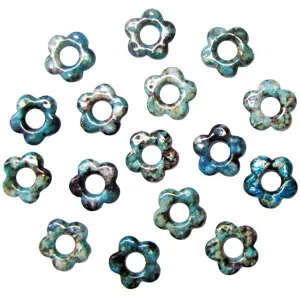 Фото №0 Декоративные бусины Цветы ассорти 2х2см 15шт