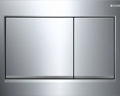фото Смывная клавиша Geberit Omega30 глянцевый хром/матовый хром/глянцевый хром