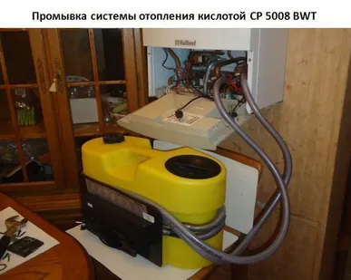 фото Промывка котлов и систем отопления