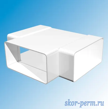 Фото №0 Тройник прямоугольный 60х120 мм, ERA