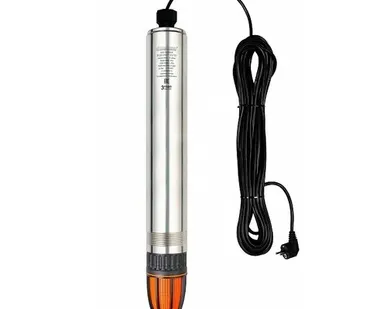 фото Насос скважинный "Водомет ПРОФ 55/90" (1200 Вт, 55л/мин, напор до 90м, кабель 50м)